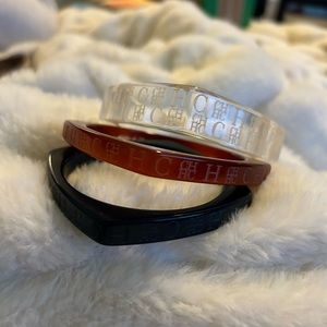 3 Carolina Herrera bracelets!